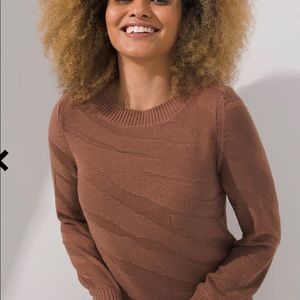 SOMA TIGER PULLOVER TUNIC BROWN NWT